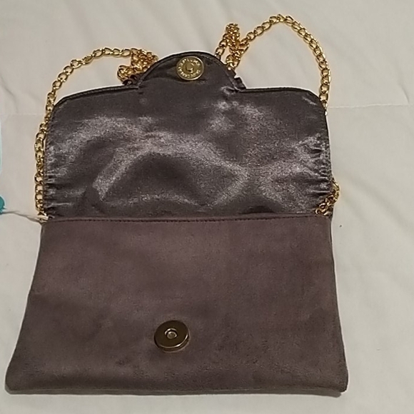 Shiraleah Grey Suede Cross Body.  NWT - Picture 3 of 5